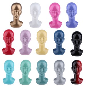 Pvc Mannequin Head Jewelry Hat Glasses Display Stand Holder Rack