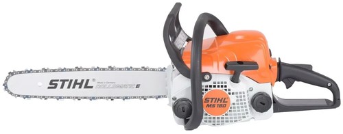 Stihl Gusseisen-Kettensäge MS-180 (orange) + kostenloser Expressversand - Bild 2 von 12