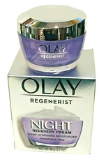 OLAY REGENERIST NIGHT RECOVERY CREAM FRAGRANCE FREE ANTI-AGING MOISTURIZER