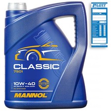 5 Liter Mannol ÖL Classic 10W-40 Motorenöl 5L VW 502.00/505.00 / API SN/SM/CF