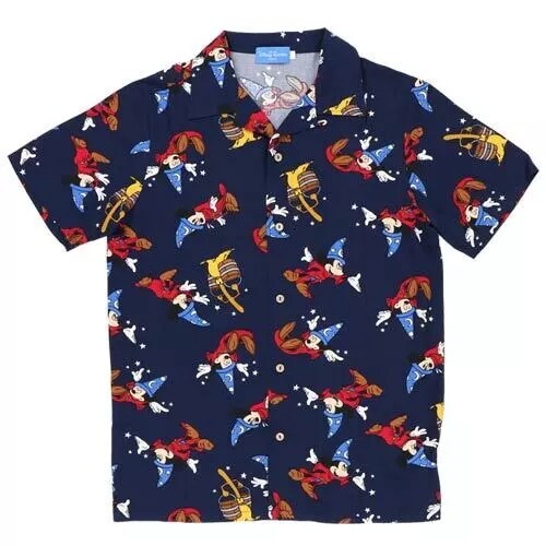 Camisas Aloha hawaianas en mano Tokyo Disney Resort Fantasía Hechicero Mickey