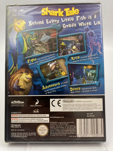 Gamecube Shark Tale, ( 2004 ) UK Pal, Brand New Factory Sealed - Picture 2 of 8