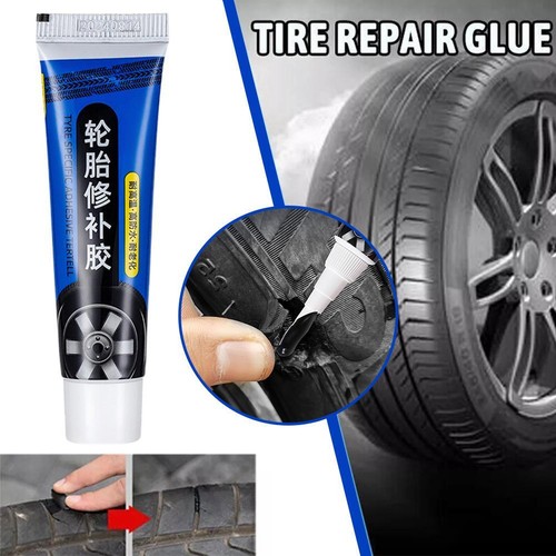 60ml Car Tire Repair Filling Reinforcement Strong Glue Waterproof Wear - Foto 3 di 14