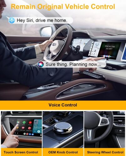 Adaptador inalámbrico inalámbrico Carplay y Android automático Smart CarPlay Ai Box para Netflix - Imagen 6 de 10