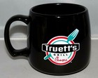 Chick-Fil-A Truett’s Grill Coffee Cup Mug Black Ceramic SUPER RARE Vintage 