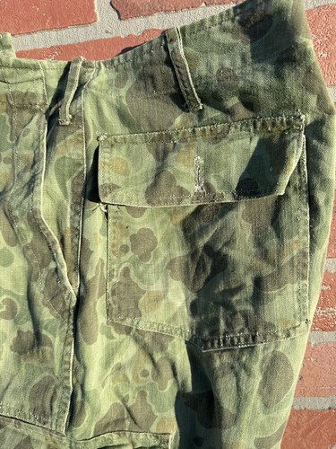 U.S Marine Corp. camouflaged trousers WW11 Pacific Theater original - Picture 9 of 18