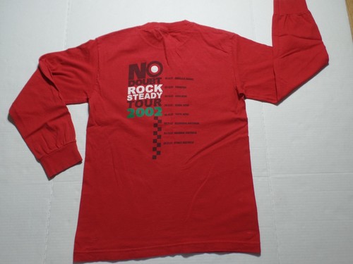 SMALL LONG SLEEVE 2002 NO DOUBT GWEN STEFFANI ROCK STEADY TOUR SHIRT GRUNGE,SKA - Picture 7 of 11