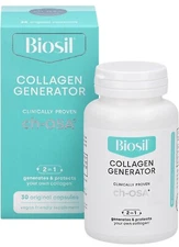 Biosil Collagen Generator Plus ch-OSA Vitamin C 30 Capsules Exp 3/2025