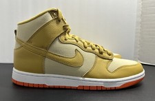 Nike Dunk Hi Retro PRM Gold Wheat Orange Court Shoes DV7215-700 Men's size 11