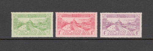 New Zealand 1925 Dunedin Exhibition (Set of three) - Mint