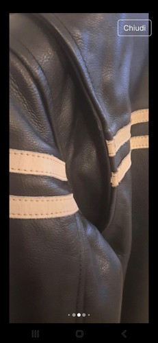 coffee racer lederjacke Harley Davidson M - Bild 7 von 15