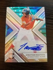 2018 18 JONATHAN BAUTISTA PANINI ELITE EXTRA EDITION ROOKIE SIGNATURE AUTO #178