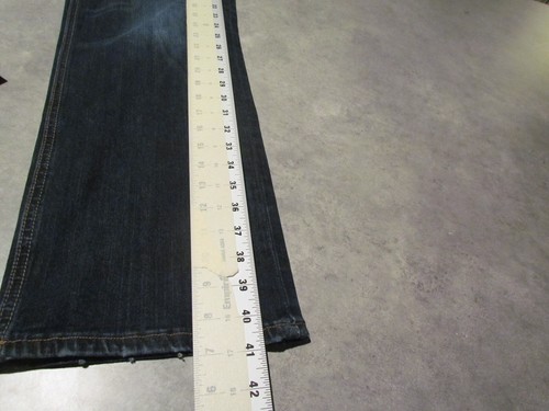 Seven 7 Jeans Mens 36X32 Straight Leg Denim Fit Classic Blue Stretch - Picture 2 of 9
