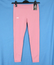 NWT UNDER ARMOUR Girl's PINK Knit PULL-ON Athletic MOTION LEGGINGS YL YOUTH L