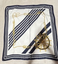 JAEGER Scarf New VTG Multi Colors 100 Silk