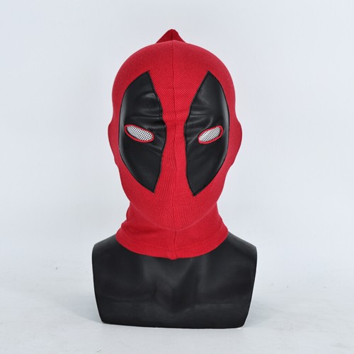 Cosplay Red Deadpool Mask Balaclava Hood X-Men Superhero Headgear Full Masks - Picture 1 of 9