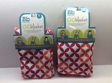 Two NWT Bazzlebaby Go Blanket Clip to Carseat, Stroller, or use as Nursing Cover