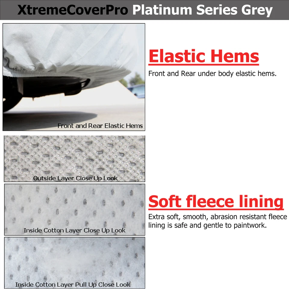 2007 2008 2009 Mercedes-Benz GL450 GL550 Waterproof Car Cover w/MirrorPocket - Image 3 of 4