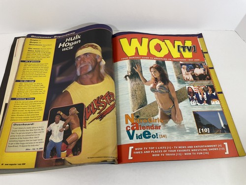 2000 May WOW WORLD OF WRESTLING Magazine vol 2 1 Rikishi / The Rock - Picture 4 of 10
