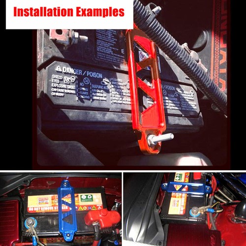 Black Aluminum Battery Tie Down For EG DEL SOL S2000 Integra - Picture 6 of 6