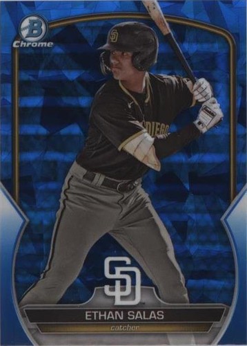 2023 Bowman Chrome #BDC-1 - Ethan Salas Chrome SP Image Variation