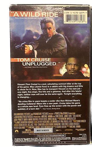 Collateral (2004), VHS Movie, Dreamworks Home Ent. (2004), T. Cruise, Jamie Foxx - Picture 2 of 5