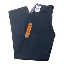 Dickies Pant Boys 20 Blue Flat Front Classic Fit Straight Leg Trouser School