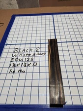 Black and White Ebony  Wood turning  blank  1 7/8"x 1  7/8"x   12  " EBW122