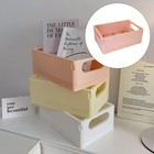  Storage Container Foldable Bins Plastic Basket Bathroom Cosmetic Holder