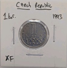 Czech Republic 1  Koruna Coin 1993 KM#7 Item 2150