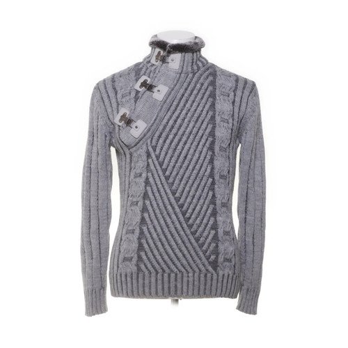 Merish, Strickpullover, Größe: XL, Grau, Acryl/Wolle, Sonstiges, Zopfstrick #wW9 - Bild 1 von 5