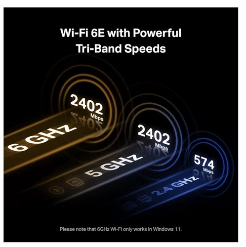 TP-Link AX210 AXE5400 PCIe WiFi 6E Tarjeta Bluetooth 5.3 Tri Banda Adaptador PC - Imagen 7 de 8