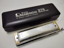 HOHNER Super Chromonica 270 Deluxe Key C 12 Hole Chromatic Harmonica with Case