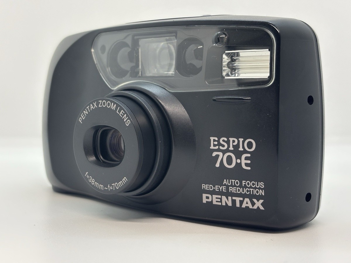 Pentax ESPIO 70-E 70E Point & Shoot Black 35mm Film Camera from