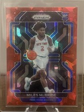 2021-22 Panini Prizm - Miles McBride #283 Red Ice Prizm (RC)