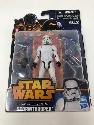 Figura de acción Star Wars Saga Legends 2013, Stormtrooper, 3,75 pulgadas - Imagen 1 de 2