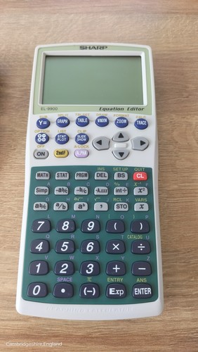 Sharp EL-9900 Equation Editor Scientific Calculator + New Batteries  - Picture 1 of 8
