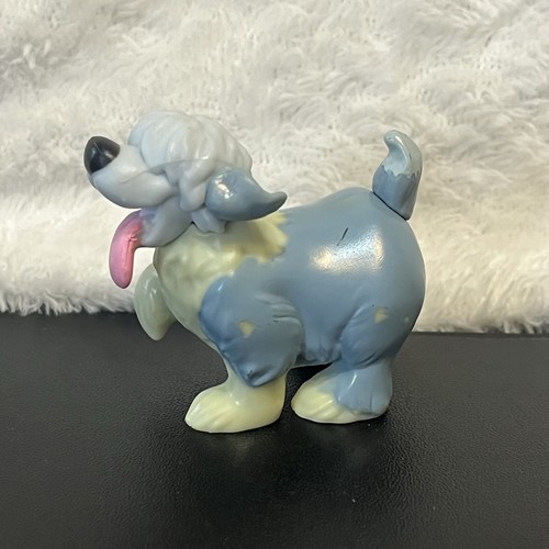 Disney Die kleine Meerjungfrau Max der Schäferhund Hund Kunststoff PVC Spielzeug Figur Vintage 2 Zoll - Bild 2 von 12