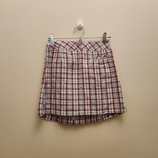 Vtg 90s/Y2K American Eagle Womens Mini Skirt Sz 6 Blue  Red Rare Star Tag USA