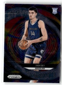 2024-25 Panini Prizm #25 Zach Edey Instant Impact