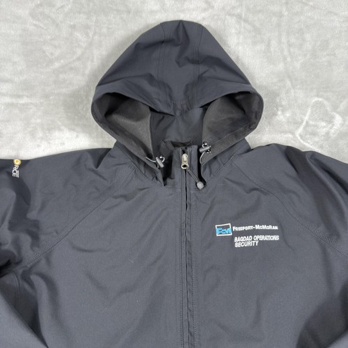 Carhartt Jacket Mens XL Storm Defender Force Hooded Waterproof Security 2010s - Picture 2 of 11