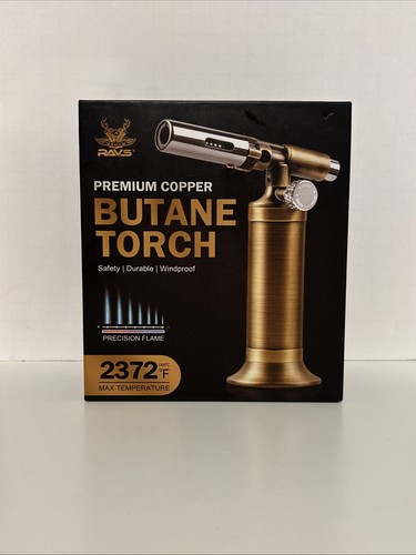 RAVS Butan Mehrzweck Taschenlampe Premium Kupfer 2372*F-100*C tragbar nachfüllbar