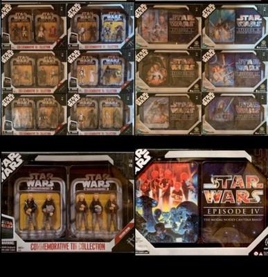 Star Wars Tin Collection Sealed Set of 7   Sith, Jedi, Clone Wars, Cantina 30th