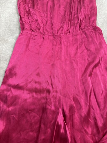 Tuta elegante donna Anthropologie rosa nuova con etichette taglia S gamba larga Corey Lynn Calter - Foto 3 di 19