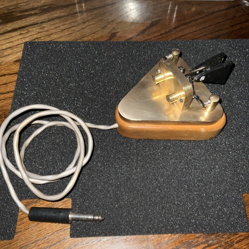 Vibroplex Brass Racer Iambic Paddles - IAMBIC-B-TRI 3758