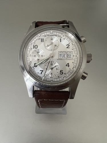 Hamilton - Khaki Field Automatic Chronograph 42mm Day Date - 041531 - Men Watch - Picture 2 of 19