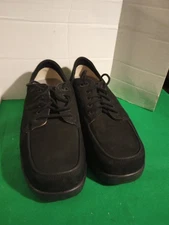 APEX MEN'S BLACK SHOES model B2500M Lace Up Leather Uppers SIze 7 X-WIDE