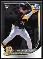 2025 Bowman Chrome Tsung-Che Cheng #86 Rookie Card Pittsburgh Pirates
