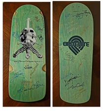 Powell Peralta Ray Bones autographed 24 pro skaters Alva, Elguera, Salba & more