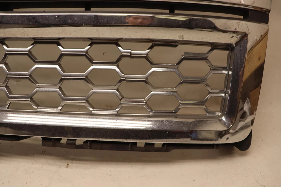 2016-2019 雪佛兰 SILVERADO 1500 前主烤架 GRILLE CHROME 原始设备制造商 — 第 3/4 张图片